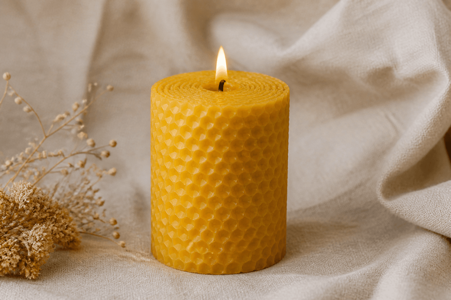 Bougie cire d'abeille